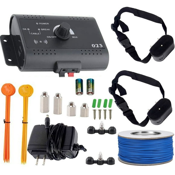 iMeshbean Wireless Electric Dog Fence Underground Containment System 2 Shock Collars
