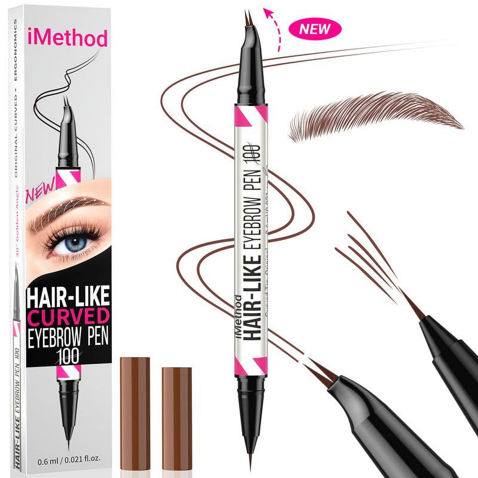 iMethod Curved Eyebrow Pen Microblading Eyebrow Pencil, Brow Pencil 2