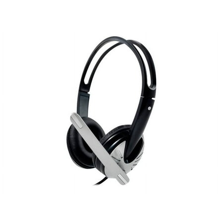 iMicro SP-IMME282 Wired USB Headphone w/ Microphone Volume Control (Black) - iMicro - SP-IMME282