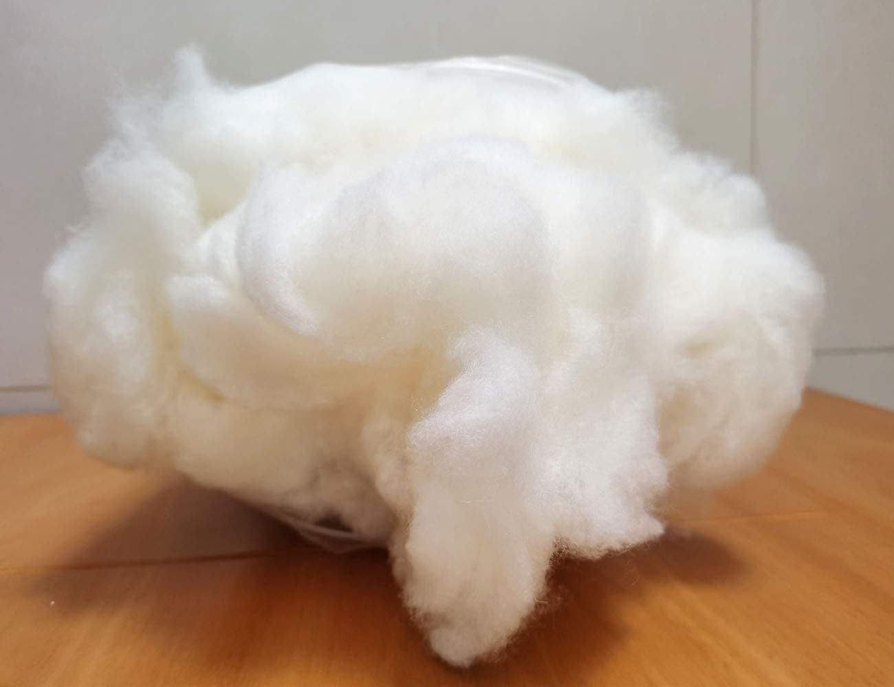 iMongol Carded Lambs Wool Stuffing Batting for Needle Felting, Knitted Toys, Crafts, Bright