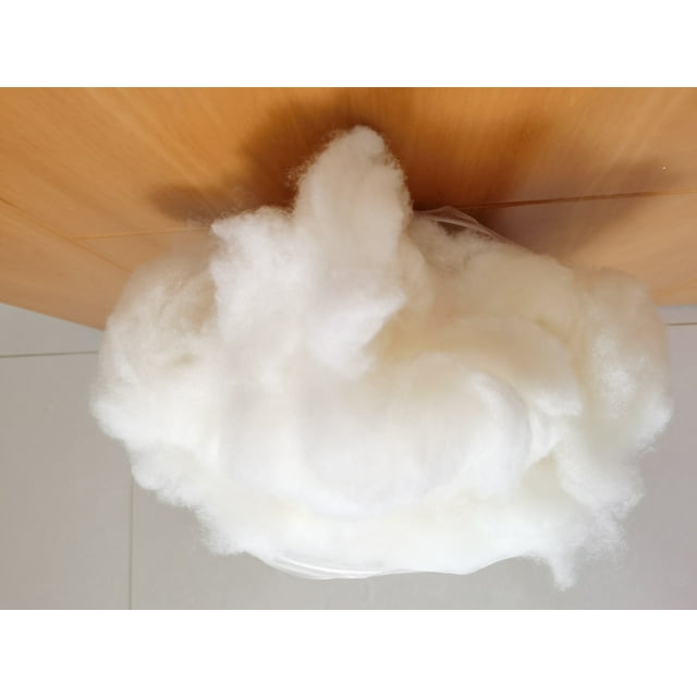 iMongol Carded Lambs Wool Stuffing Batting for Needle Felting, Knitted