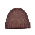 thumbnail image 1 of iMongol Pure Merino Wool Fisherman Ribbed Beanie Hat Skull Cap for Women Men Unisex in 3ply Yarns, Made by Prime Merino Wool Yarns (Coffee), 1 of 1