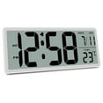 thumbnail image 1 of iMotion 14.5'' Large Digital Wall Clock Battery Operated with Jumbo Numbers, Temperature and Date - Easy to Read and Set, Auto DST, 1 of 11