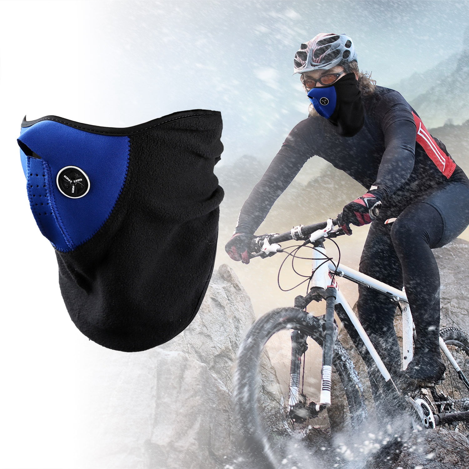 bike helmet face mask VIVI Liner Cycling Warm Hood Masks It can be worked as face mask Rockbros Summer Cycling Face Mask