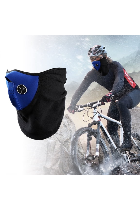 1/2PCS Half Face Mask Breathable Windproof Dustproof Neck Warmer for Bike Motorcycle Racing