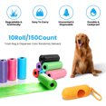 thumbnail image 1 of iMounTEK 10 Rolls Dog Poop Waste Bags for Leash Dispenser,  Leakproof Ecofriendly Unscented Disposable Waste Bags[150count] with 1 Dispenser[Color Randomly], 1 of 10