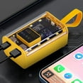 thumbnail image 1 of iMounTEK 20000mAh Power Bank Mini Phone Charger with 3 Inbuilt Cables 4 Light Modes Digital Display Handle, 1 of 8