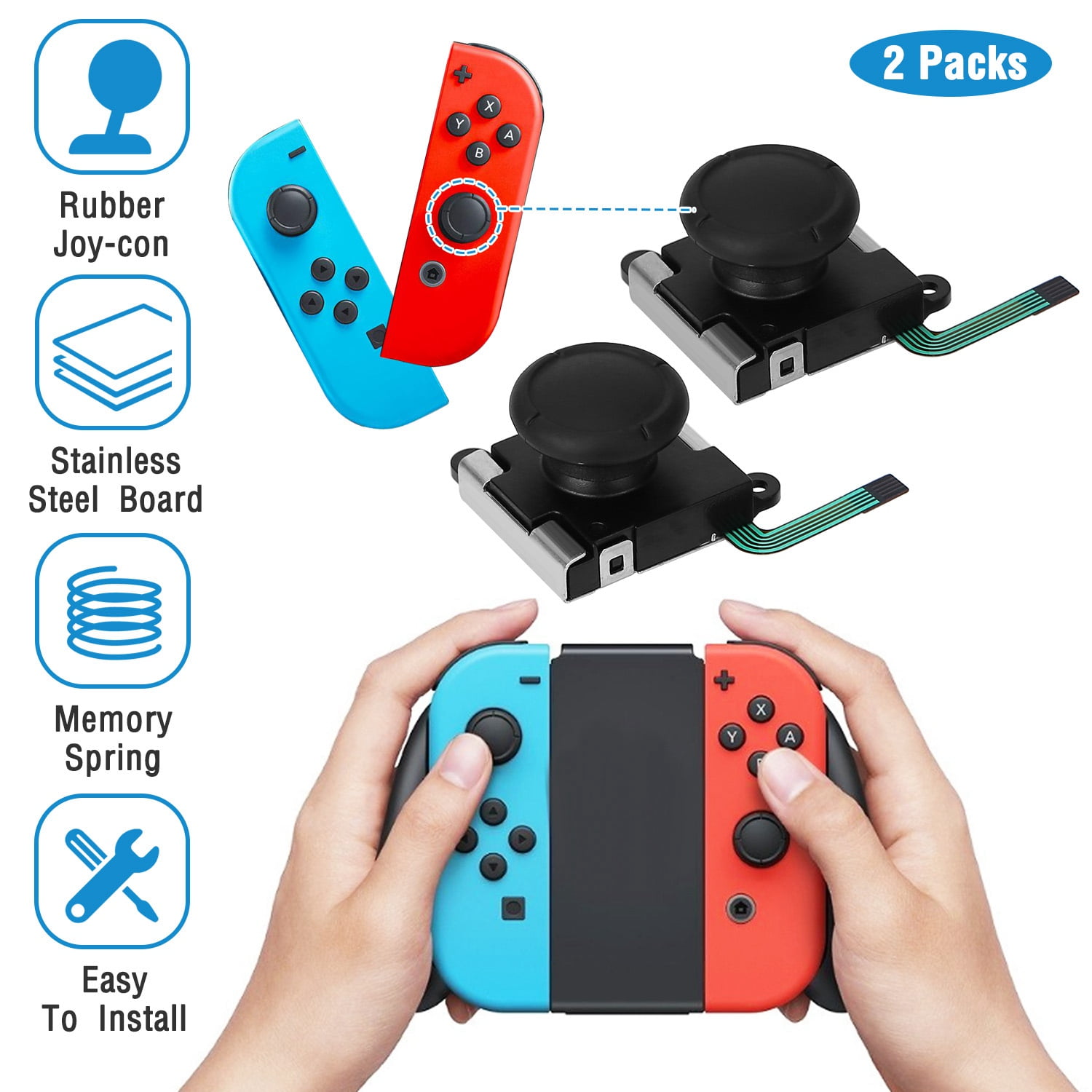 Nintendo Switch Joycon Replacement Stick  Joystick Replacement Nintendo  Switch - Accessories - Aliexpress