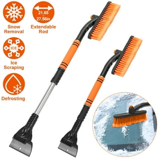 EcoNour 27 Car Snow Brush and Ice Scrapers for Car Windshield (2