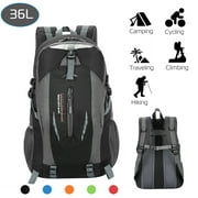 iMounTEK 36L Nylon Outdoor Hiking Backpack Waterproof Backpack Travel Sports Unisex Adult, Black