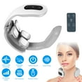 thumbnail image 1 of Imountek 4 Head Heated Neck Massager, 6 Modes 20 Intensity Levels EMS Neck Massager with Remote Control Voice Prompt, White, 1 of 15