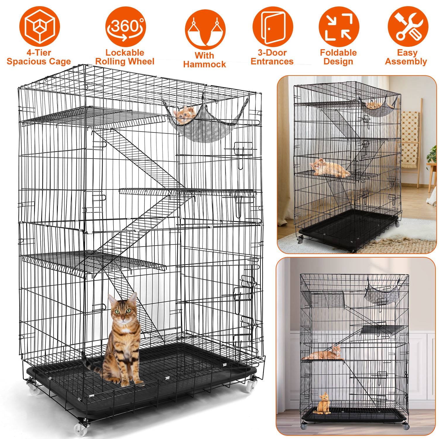 Collapsible cat cage 2025