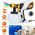 thumbnail image 1 of Moclever 550W Electric Paint Sprayer HVLP Spray Painting Gun Handheld Painter with Different Spray Patterns 1200ML Detachable Container Flow Length Width Adjustable, 1 of 18