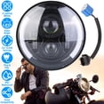 thumbnail image 1 of iMounTEK 7"In Round LED Headlights, 3800LM Halo Car Eyes for Honda Yamaha Motorcycle Jeep Wrangler TJ JK CJ, 1 PC, 1 of 6