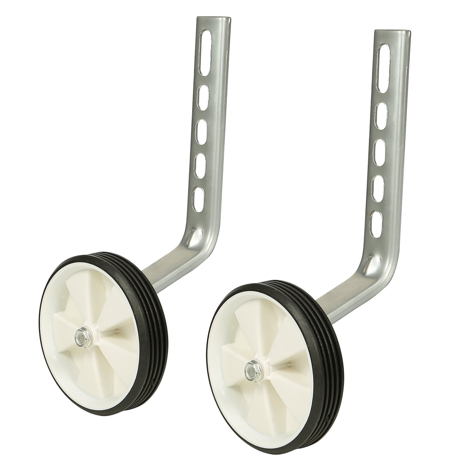 iMounTEK Adjustable Bicycle Training Wheels with Stabilizers Mounted