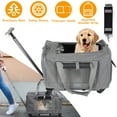 iMounTEK Cat Dog Carrier on Wheels Airline Approved Rolling Pet Carrier
