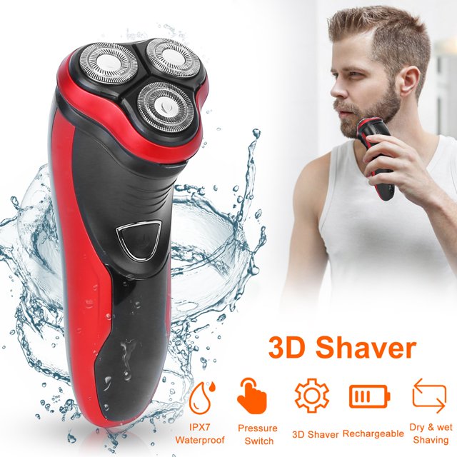 iMounTEK Cordless Rechargeable Razor, Electric Facial Shaver Razor for