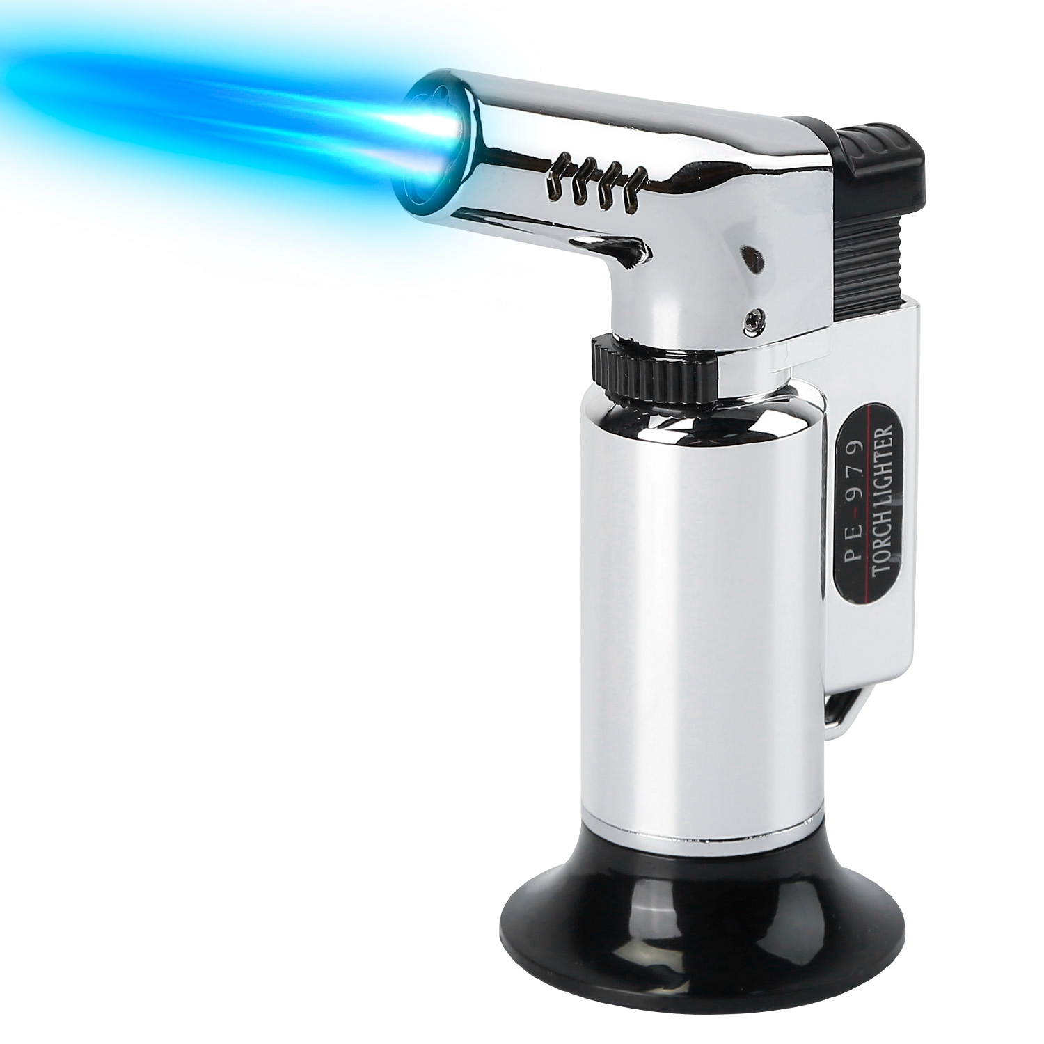 iMounTEK Culinary Butane Torch Lighter Refillable Blow Torch Adjustable Flame Silver - image 1 of 8