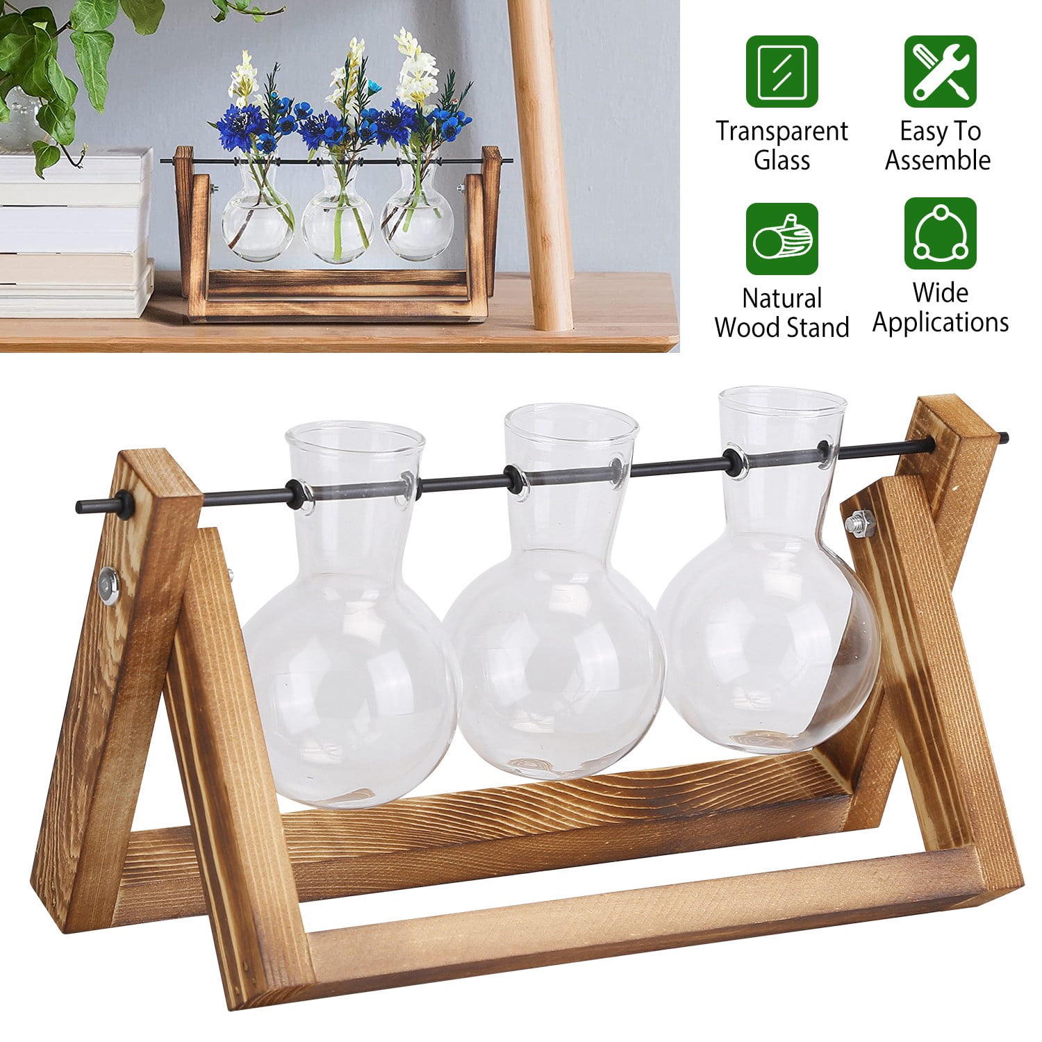 ValueHall Vaso a Bulbo Idroponico Glass Planter Desktop Glass Planter