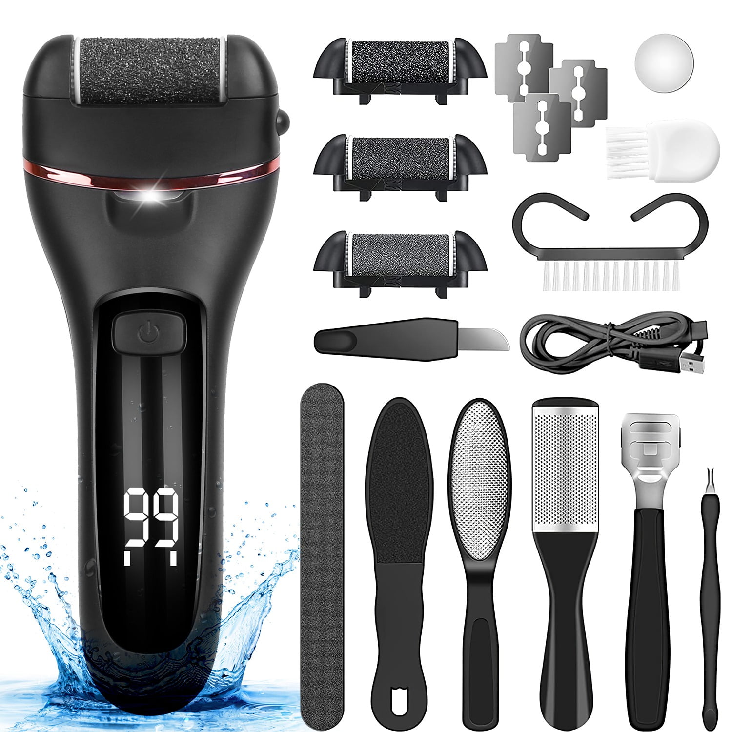 iMounTEK Electric Foot Callus Remover Rechargeable Unisex Foot File