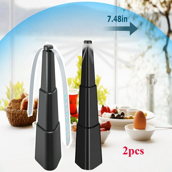 Fly Repellant Fan, Imountek 2Pcs Rechargeable Fly Table Fans with Pattern Soft-Stop Blade Hanging Hook for Indoor Outdoor