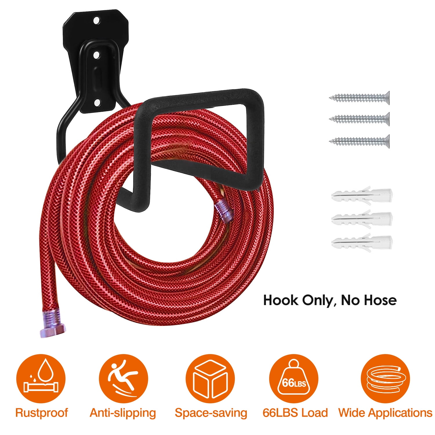 iMounTEK Freestanding Garden Hose Hanger, Heavy Duty Metal Water Hose