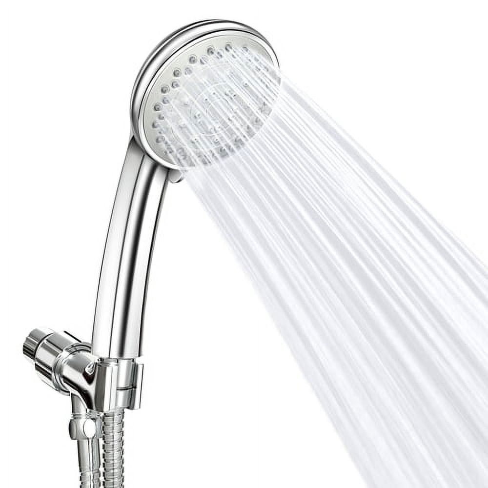 iMounTEK Handheld Shower Head Stainless High Pressure 5 Spray Settings ...