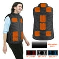 thumbnail image 1 of Heated Vest for Men Women, Electric Heated Jacket with 10000mAh Battery Pack, 11 Heating Zones for Outdoor Riding Hiking, 2XL, 1 of 9