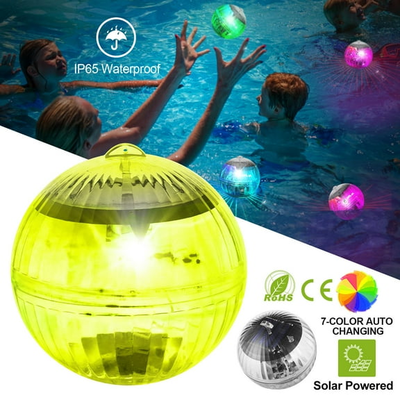 iMounTEK LED Floating Ball Lights IP65 Waterproof Garden Patio Pool 7 Color Changed Hanging Ball Lights