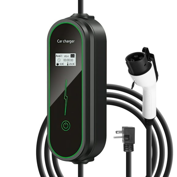 iMounTEK Level 2 EV Charger, 13ft Portable Electric Vehicle Charging Station with NEMA 6-20 Plug Fit For All J1772 EV and Hybrid Vehicles for Home and Outdoor
