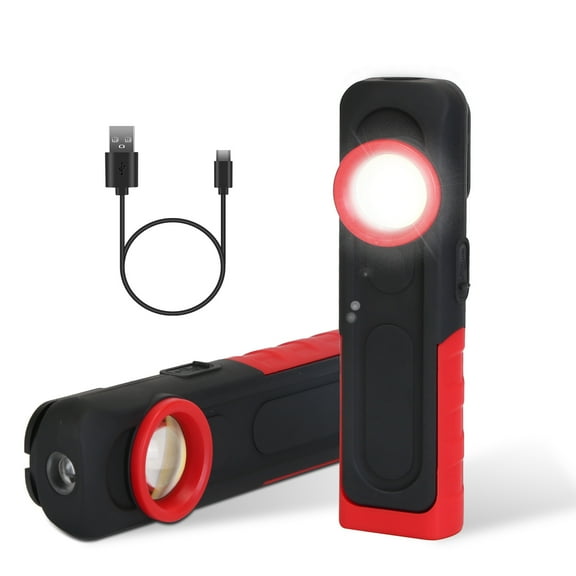 iMounTEK Mini Magnetic Flat EDC Flashlight 4 Modes Dimmable LED Work Light for Repairing Emergencies