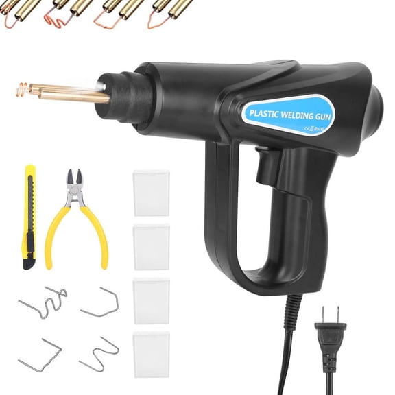 iMounTEK Plastic Welder Kit, 200 PCS Staples for Car Bumper Crack Kayak Repair 70W Plastic Welding Machine
