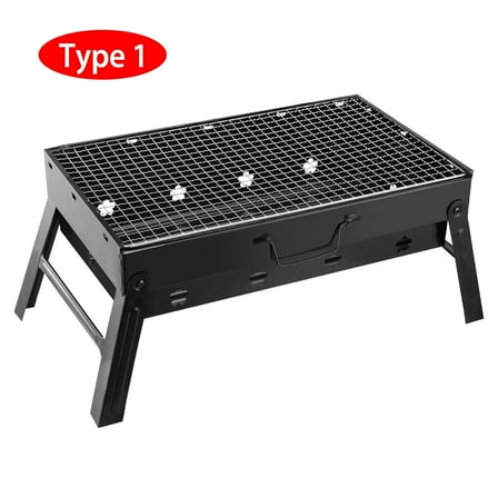 iMounTEK Portable BBQ Grill Foldable Charcoal Grill Lightweight Smoker Grill