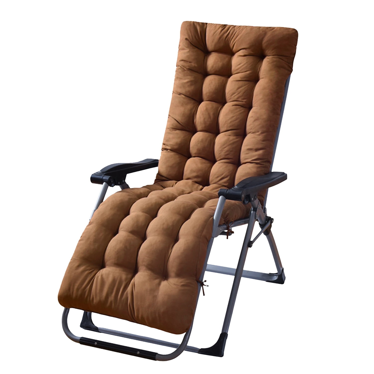 Moclever Rocking Chair Cushion 67x22in Recliner Cushion Sofa Mat for Indoor Outdoor, Coffee