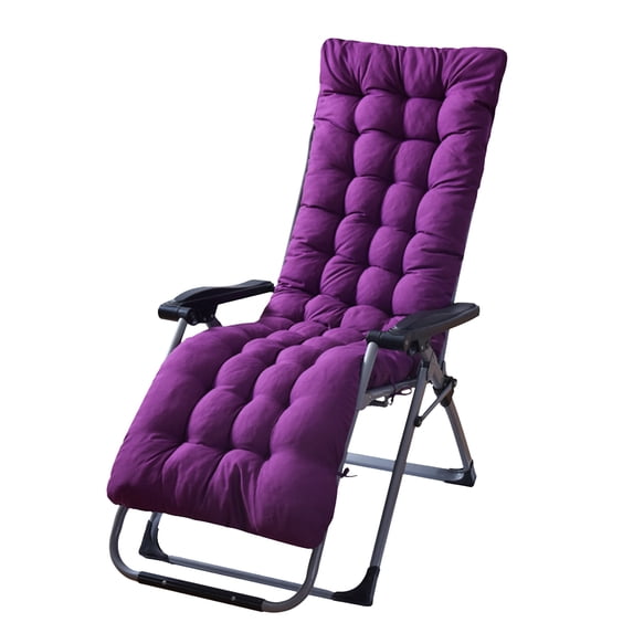 Moclever Rocking Chair Cushion, 67x22in Recliner Cushion for Indoor Outdoor, Purple
