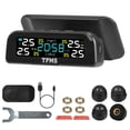 thumbnail image 1 of iMounTEK Tire Pressure Monitoring System, Wireless Solar TPMS with External Sensors Temperature Alarm for Car SUV Sedan RV, 1 of 9