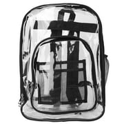 iMounTEK Transparent Clear Backpack Durable PVC Material, Spacious Design, Adjustable Padded Straps Perfect for Daily Use, Travel, Work, and School