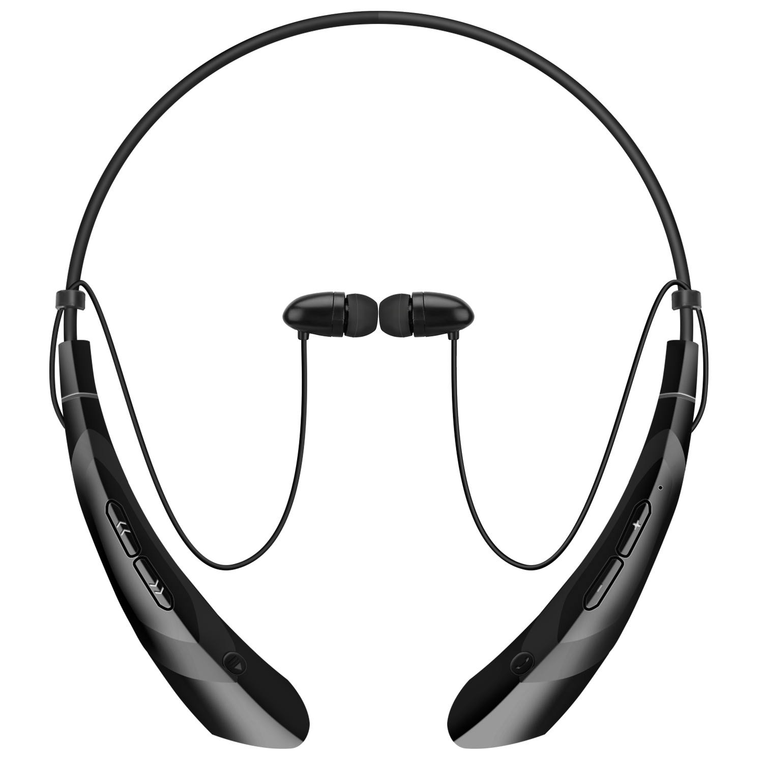 iMounTEK Wireless Neckband Headphones V5.0 Sweat-proof Sport Headsets Earbuds In-Ear Magnetic Neckbands Stereo Earphone Deep Bass Earphone with Mic - image 1 of 6