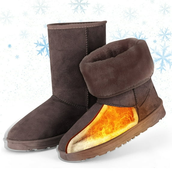 Women Winter Boots, Winter Snow Boots for Boys & Girls Gift, 2023 Upgraded, Heel 1.18in