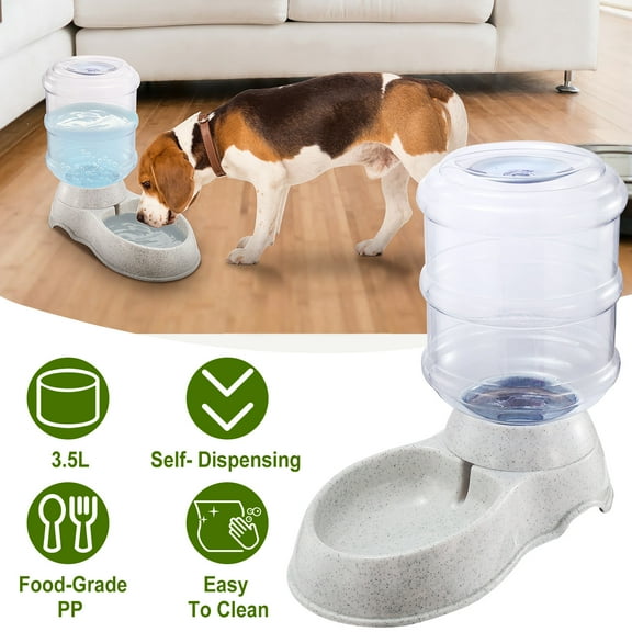 iMountek 1Gal Pet Water Dispenser Self-Dispensing Gravity Water Feeder