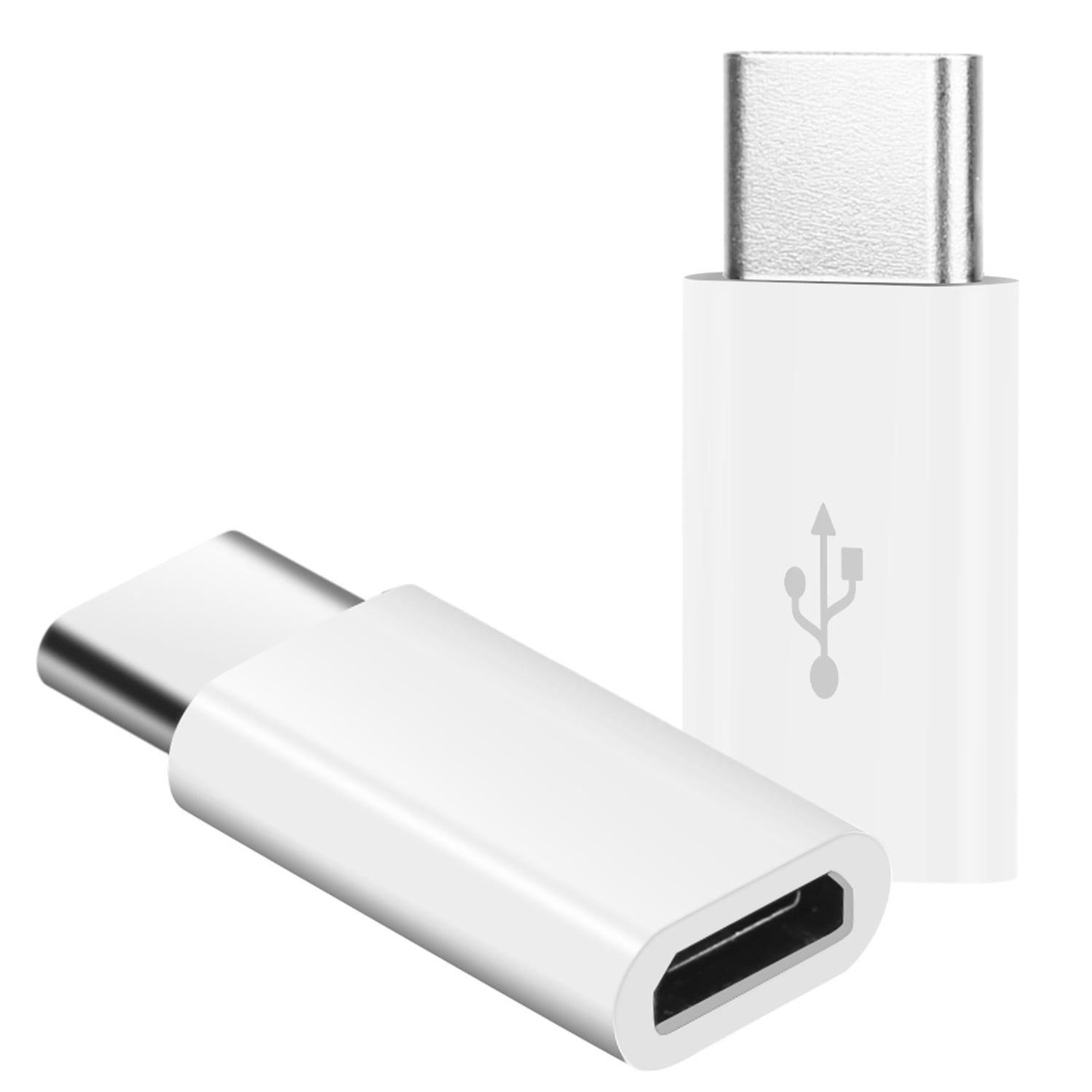 iMountek 2Pcs USBC Adapter Connector USB Type C Male to Micro USB Female Adapter Charge Sync