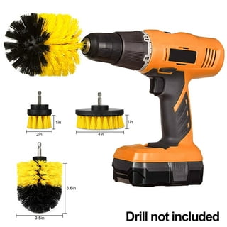 VALSEEL Electric Drill Cleaning Brush Grout Power Scrubber Cleaning Brush  Cleaner Tool 