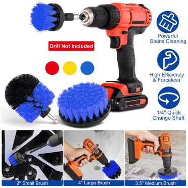 Drill Carpet Detailing Brush - Car Care-Polishers, Towels Drill Carpet Detailing Brush - Car Care-Polishers, Towels