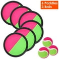 thumbnail image 1 of iMountek 3Sets Toss and Catch Ball Throw Catch Ball Paddle Outdoor Ball Game Catch Game Beach Game, 1 of 8
