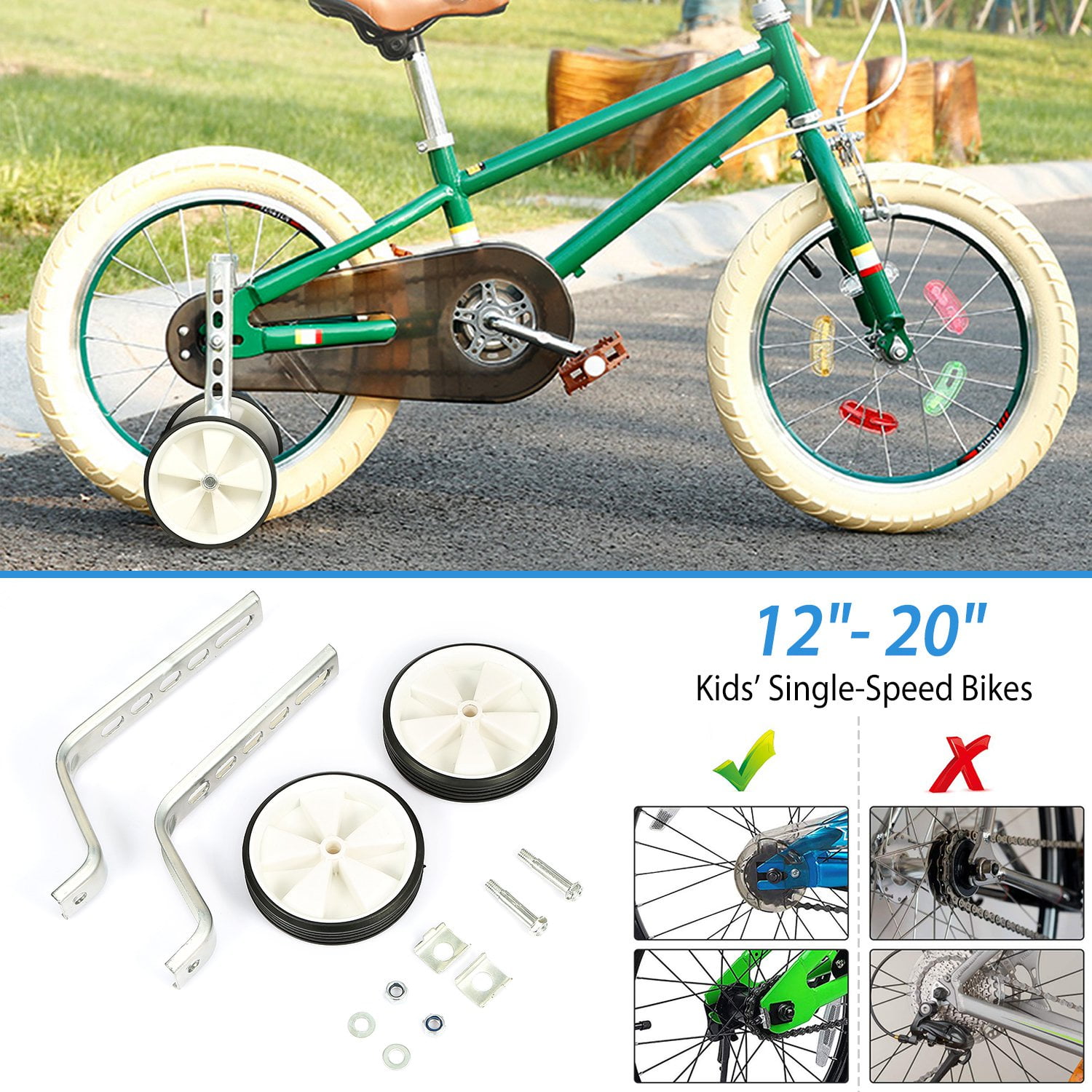 Stabilizer wheels for bicycle cheap