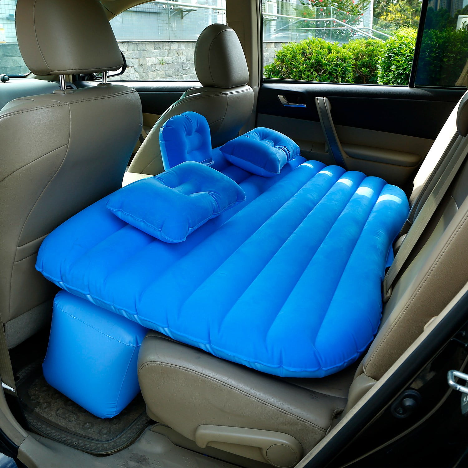 Inflatable Flocking Car Seat Cushion with Back Support - China Comfort  Inflatable Car Seat and Flocking Inflatable Chair Cushion price