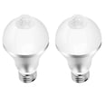 thumbnail image 1 of iMountek E27 Motion Sensor Light Bulb 9W 1000LM 6500K On/Off LED Light Bulb-2PCS, 1 of 7