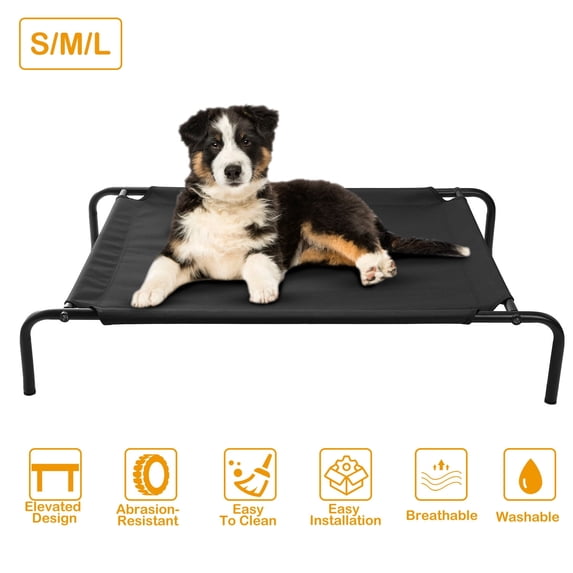 iMountek Elevated Pet Bed Dogs Cot Dogs Cats Cool Bed Heavy-Duty Breathable Washable Indoor Outdoor Use M