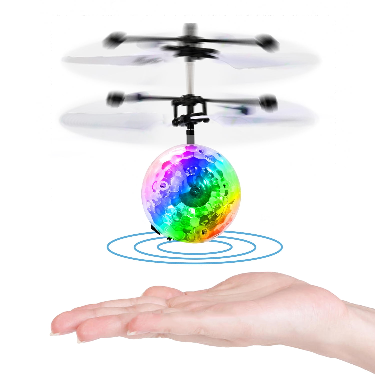 RC Flying Ball Crystal Clignotant LED Lumière Jouet Infrarouge