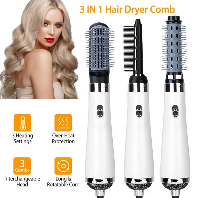 TeqHome Hair Dryer Brush In Hot Air Brush One-Step Hair Dryer